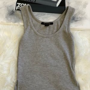 Grey Cropped Tank